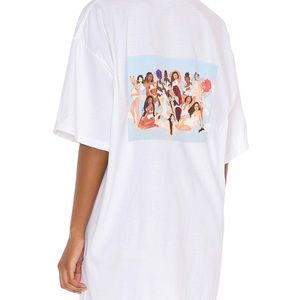 BOYS LIE Heaven Sighs T Shirt in White & Blue